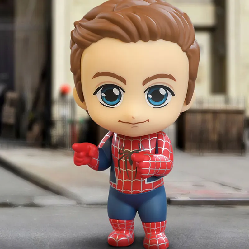 Hot Toys Spider Man Hero Without Return Chibi Figures 11cm-3