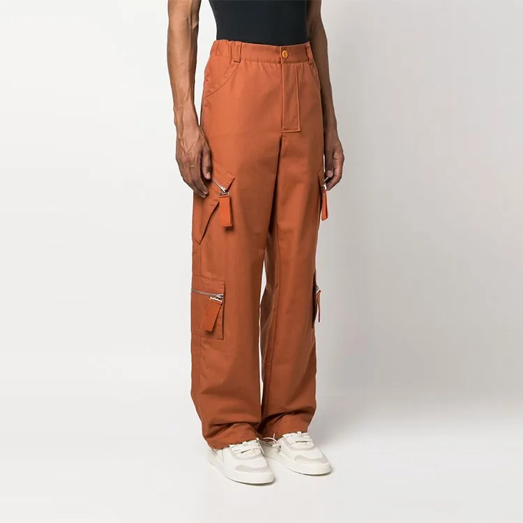 Jacquemus Multiple Pocket Detail Straight Leg Trousers-3
