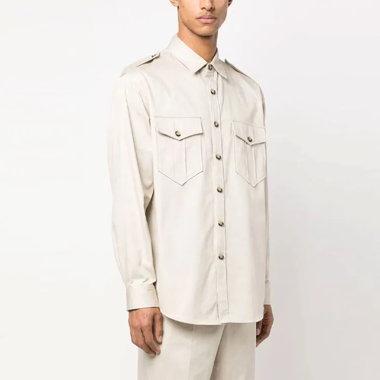 ISABEL MARANT Button-Up Overshirt-3