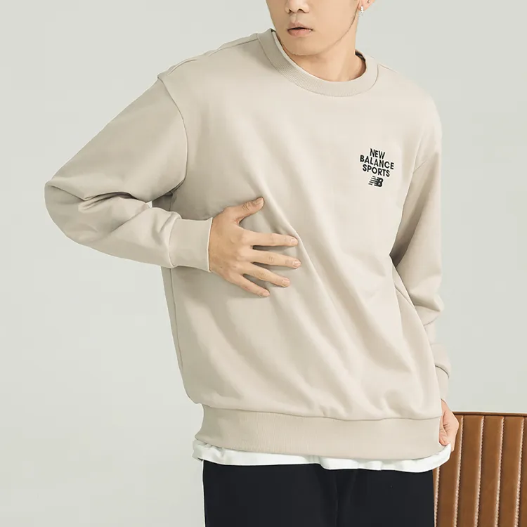 New Balance Sweatshirt Unisex Khaki-3