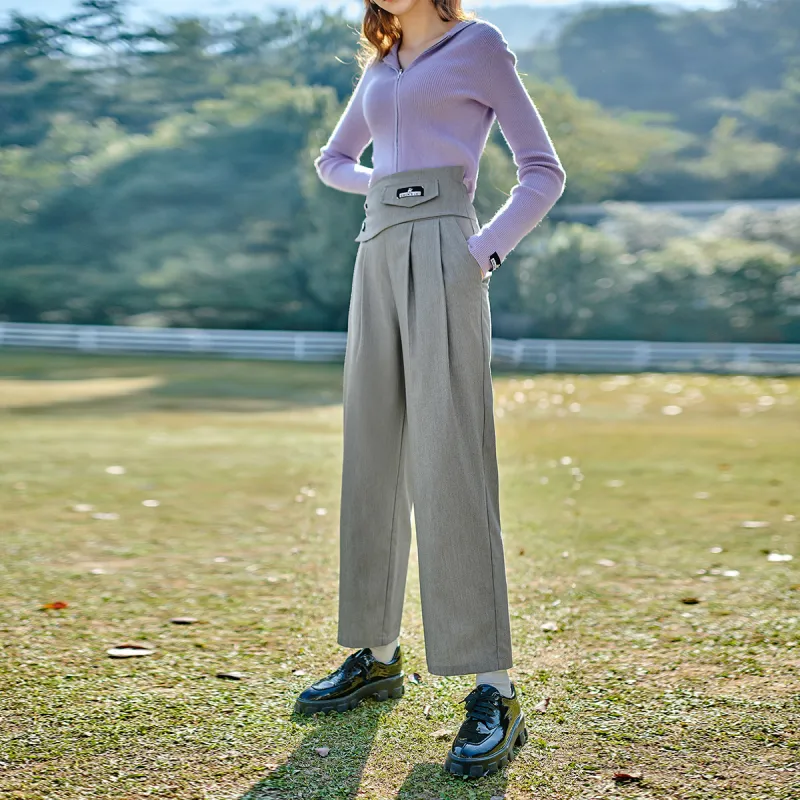 EPTISON WOMAN XIMENGDEMAO Straight Casual Pants Women's-5