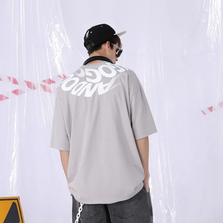 XXGOGO Straight Elbow-Length Sleeved T-Shirt Unisex-3