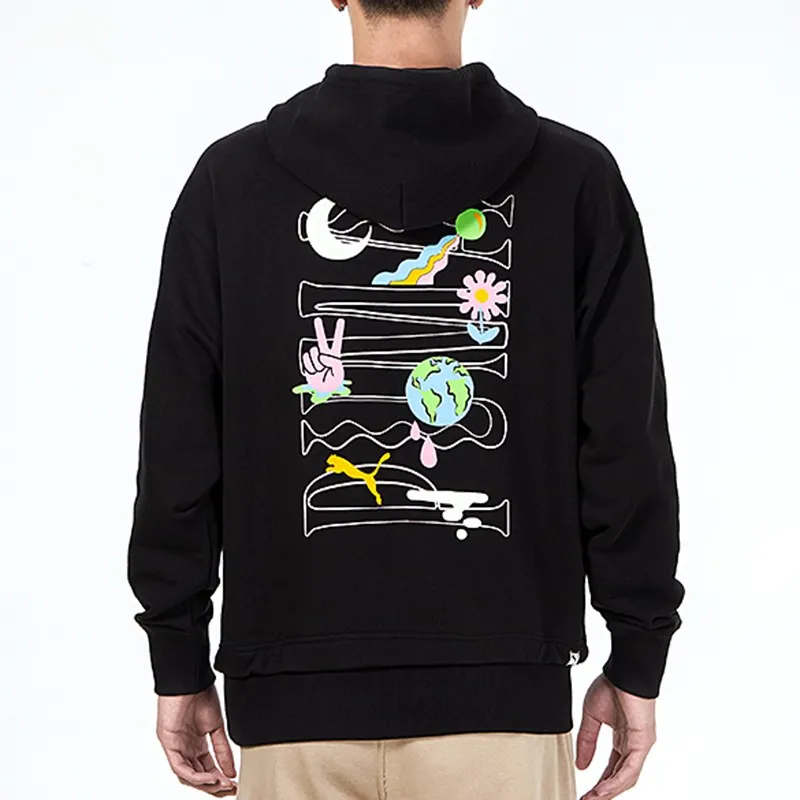 PUMA Sweatshirts Men Black-3