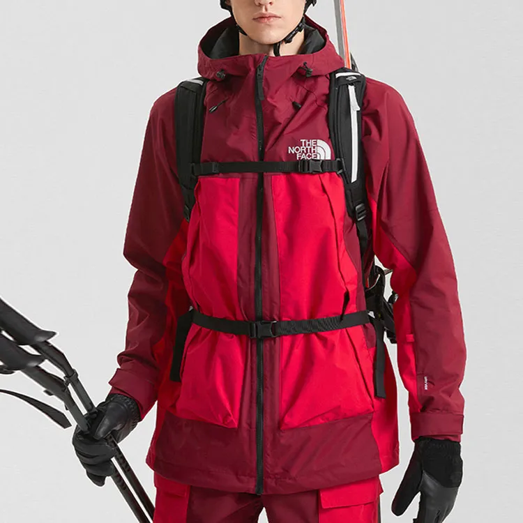 THE NORTH FACE Outdoor Hiking Water Resistant T Shirt Men's Red-3