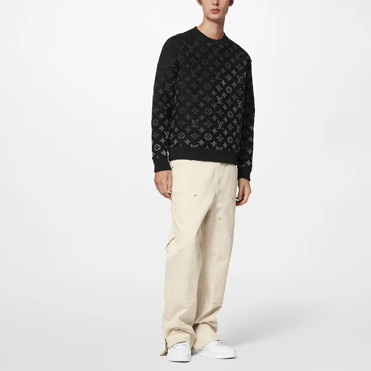 LOUIS VUITTON Gradient Monogram Fil Coupe Sweatshirt-2