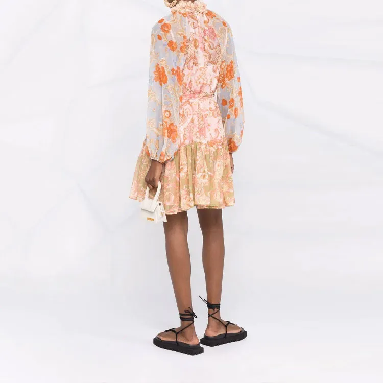 Zimmermann Long-Sleeved Dresses Women's Multicolor-2