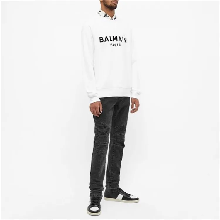 BALMAIN Jeans Men Black-4