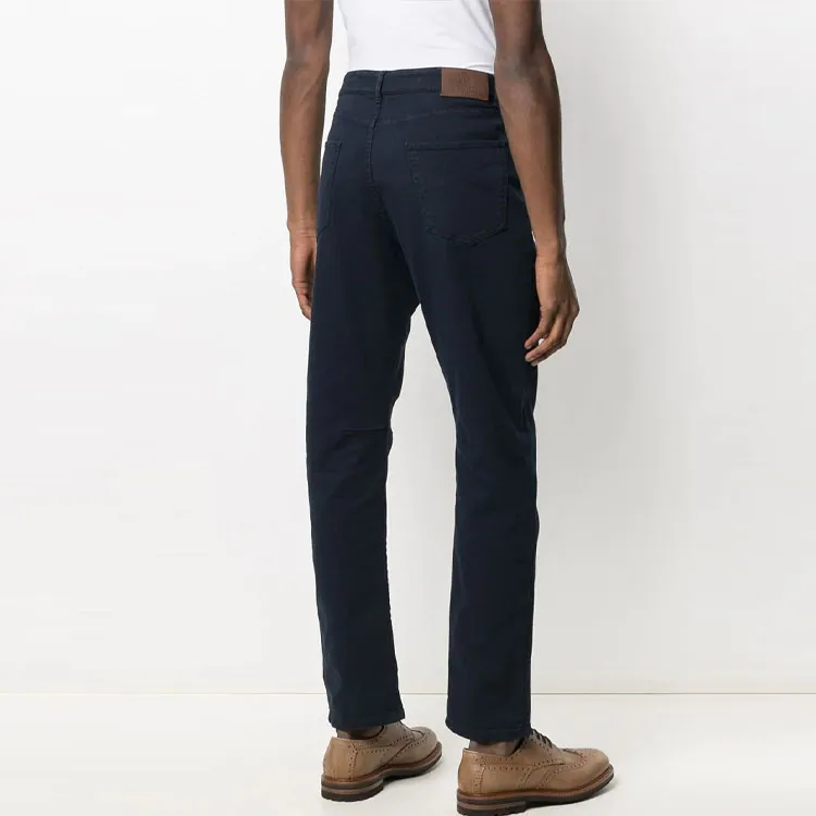 Brunello Cucinelli Logo-Patch Straight Leg Jeans-2