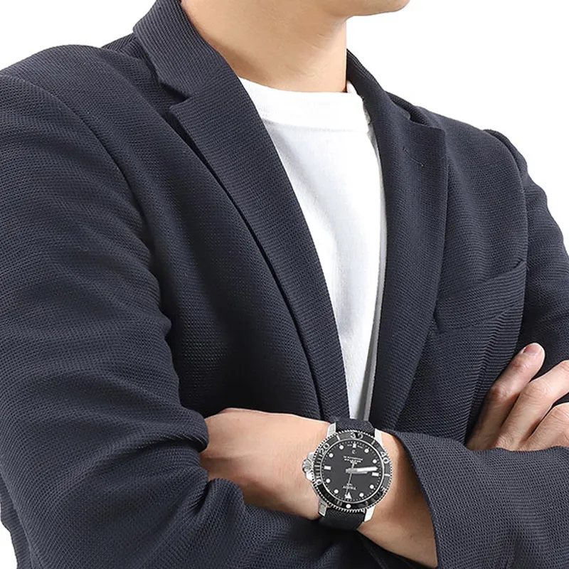 TISSOT Starfish Collection Automatic Mechanical Movement Men's Watches Watch 43mm Black Dial T120.407.17.051.00-4