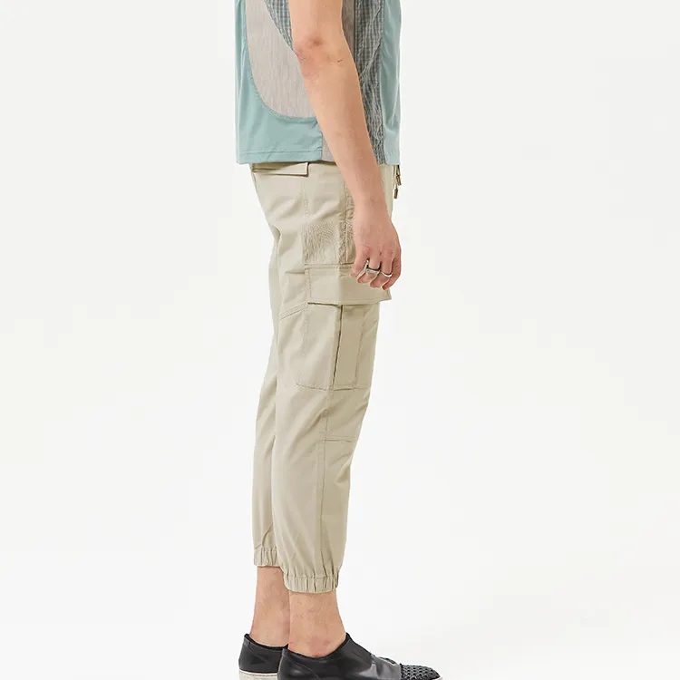 DAVID NAMAN Cargo Pants Casual Pants Men's Beige-5