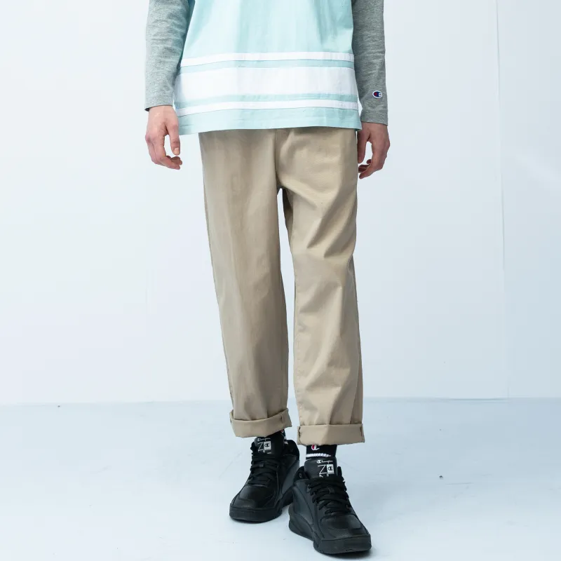 Champion Straight Casual Pants Japan Version Men's Beige Yellow-2