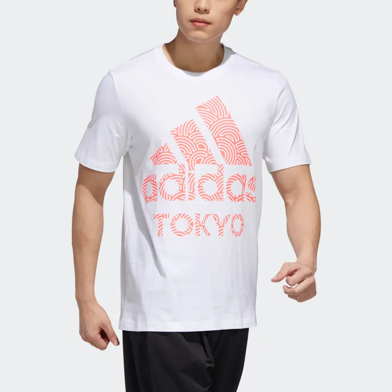 Adidas T Shirts Men White-3