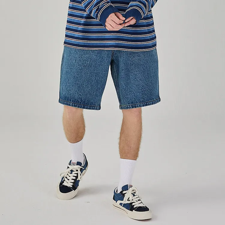 Vision Street Wear Shorts Unisex Denim Blue-2