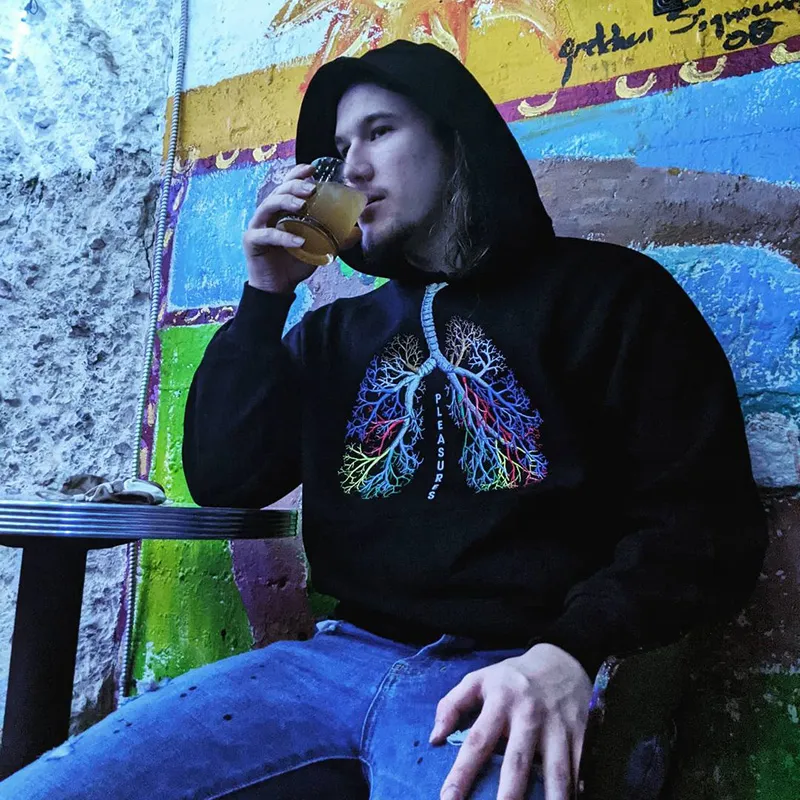 PLEASURES Breathe Hoodie-4