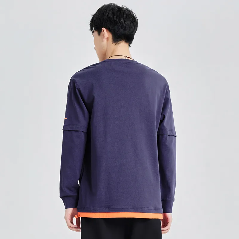 Erke T Shirts Men Dusty Light Purple-3