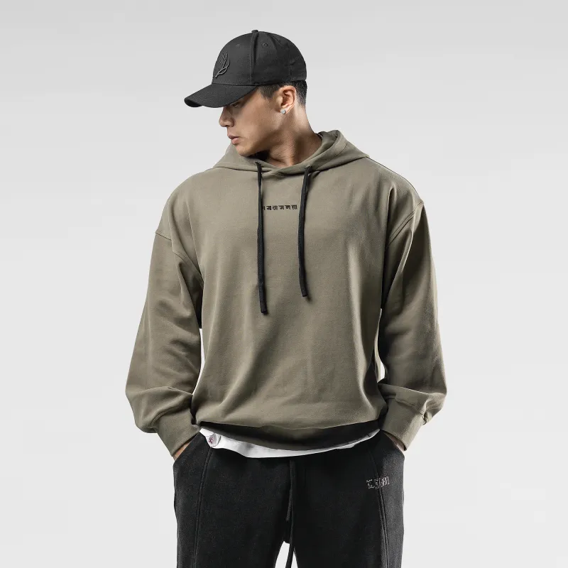 LUJIAMEN Sweatshirts Men Brown-3