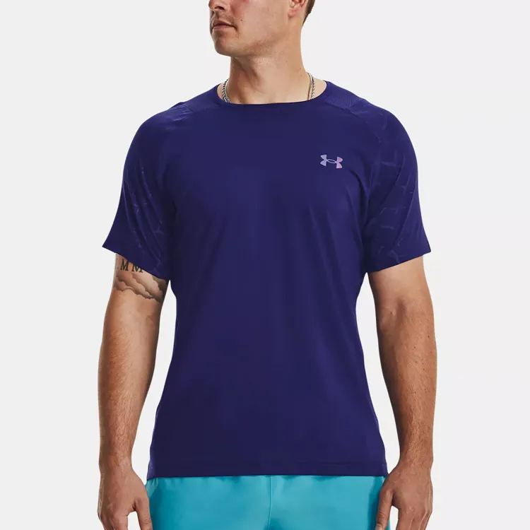Under Armour RUSH T Shirt Men's Dark Blue-3