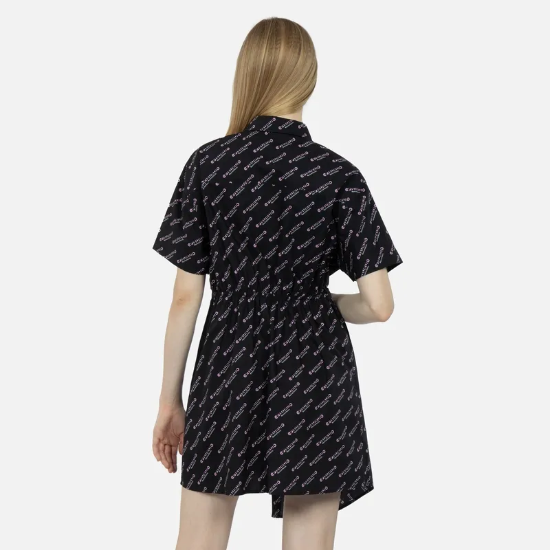 EVISU Short Sleeved Dress Women's Multicolor-2