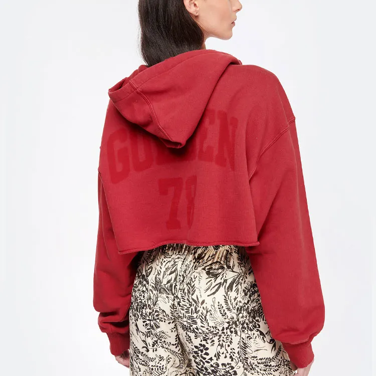 Golden Goose Sweatshirts Women's Red-2