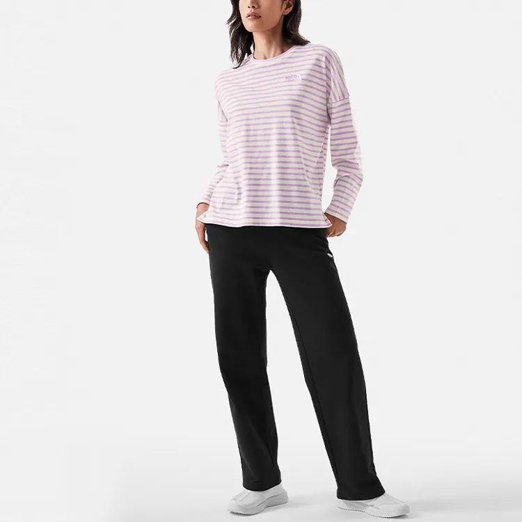 THE NORTH FACE Drop Shoulder Sleeve T Shirt Women's Purple-1