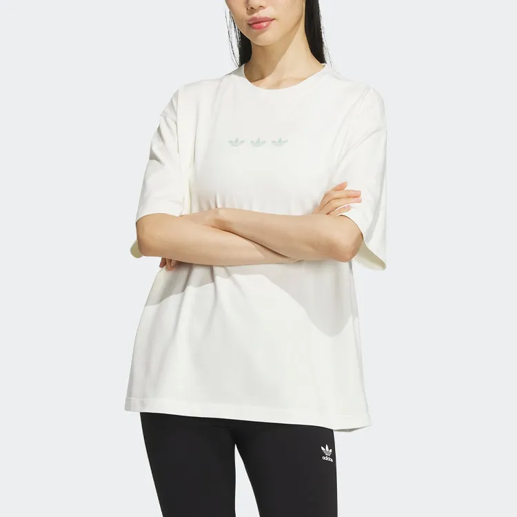Adidas Originals T Shirt Women's Jade White-1