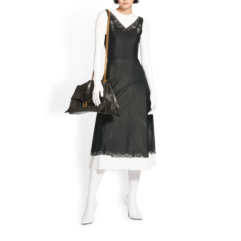 Balenciaga FW22 Slip Dresses Women's Black-1