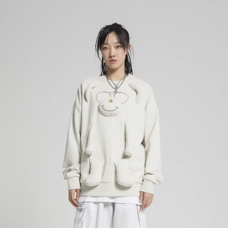 Thankque Crew Neck Sweatshirt Unisex-7