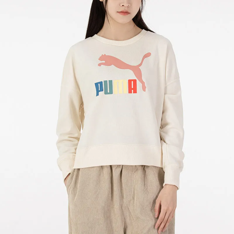 PUMA CLASSICS Sweatshirts Women's Apricot-3