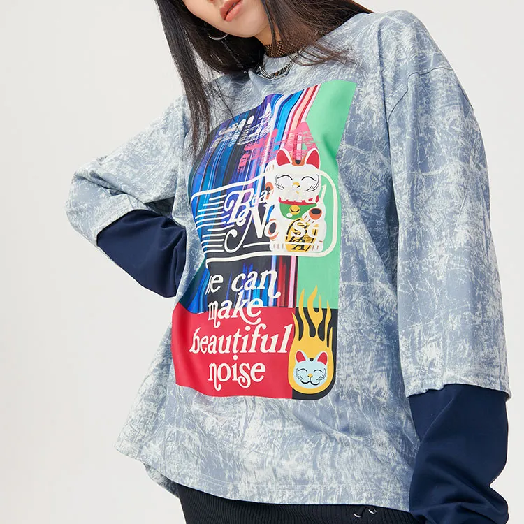 FILA FUSION Tokyostudio T Shirts Unisex Patchy Memory-4