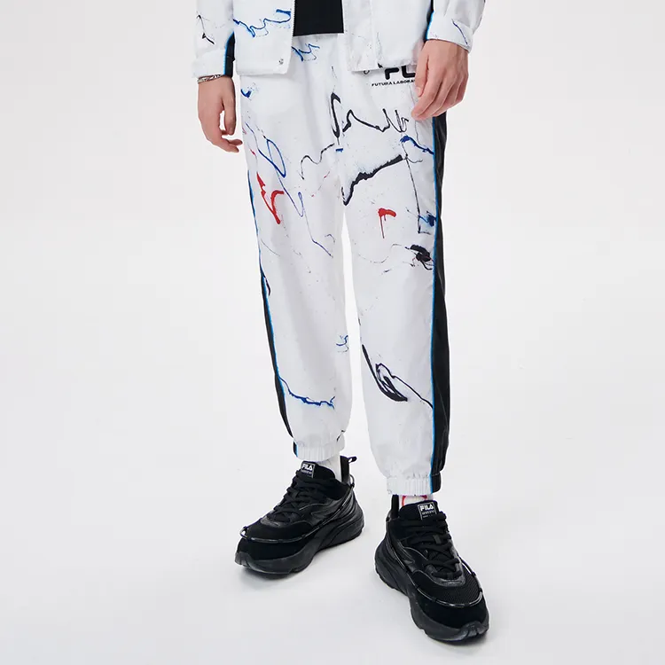 FILA FUSION Knitted Sweatpants Men Lightning Iridescent-2