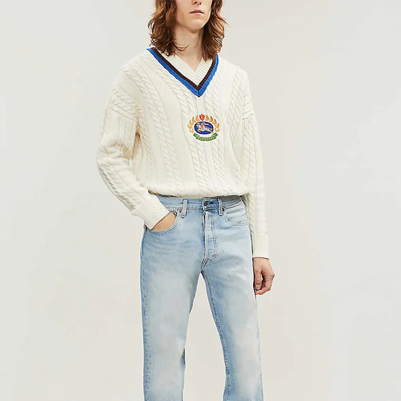 Burberry Sweaters Men White-1