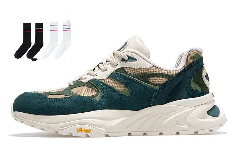Palladium Pallavortex Jogger TOT Halloween Theme Slip Resistant And Breathable Low Top Casual Shoes Men's Green-5