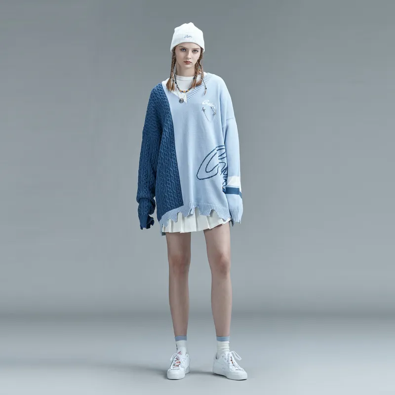 Guuka Sweaters Unisex Blue-7
