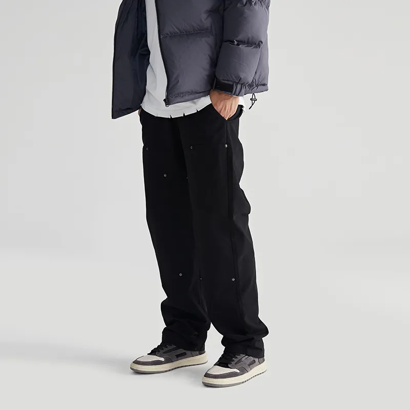 CONKLAB Straight Sports Pants Unisex Black-5