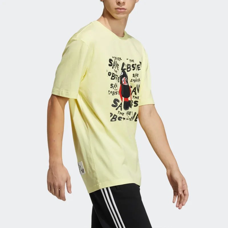 Adidas Originals T Shirt Men's Yellow-3