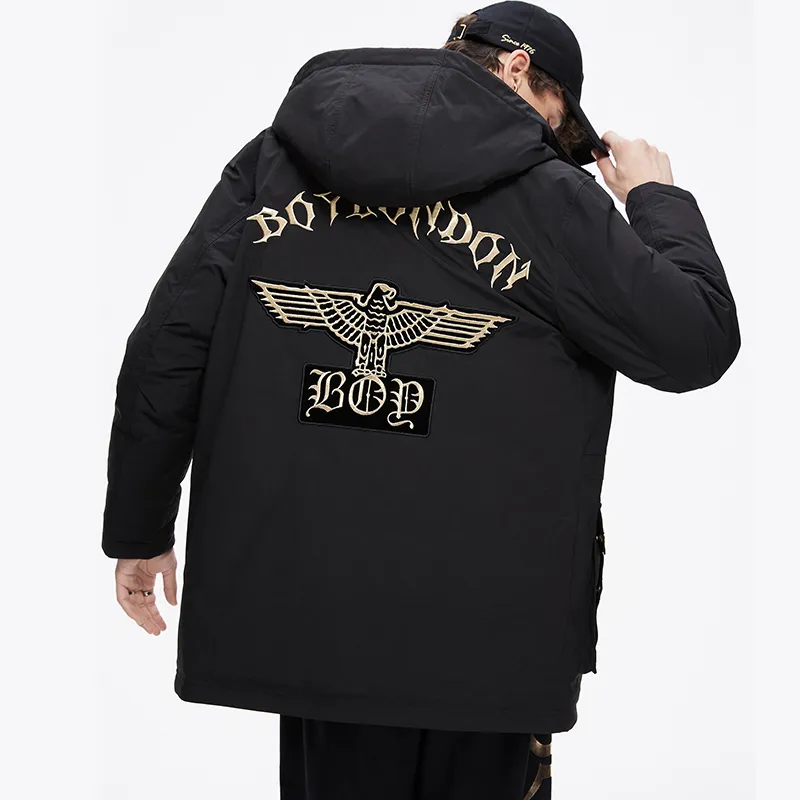 Boy London Down Jacket Winter Unisex Black-5