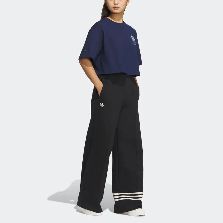 Adidas Originals T Shirt Women's Dark Indigo-3