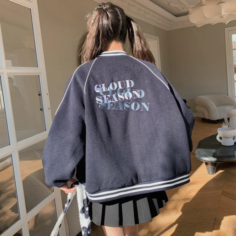 CLOUD SEASON Jackets Women's Dark Blue-2