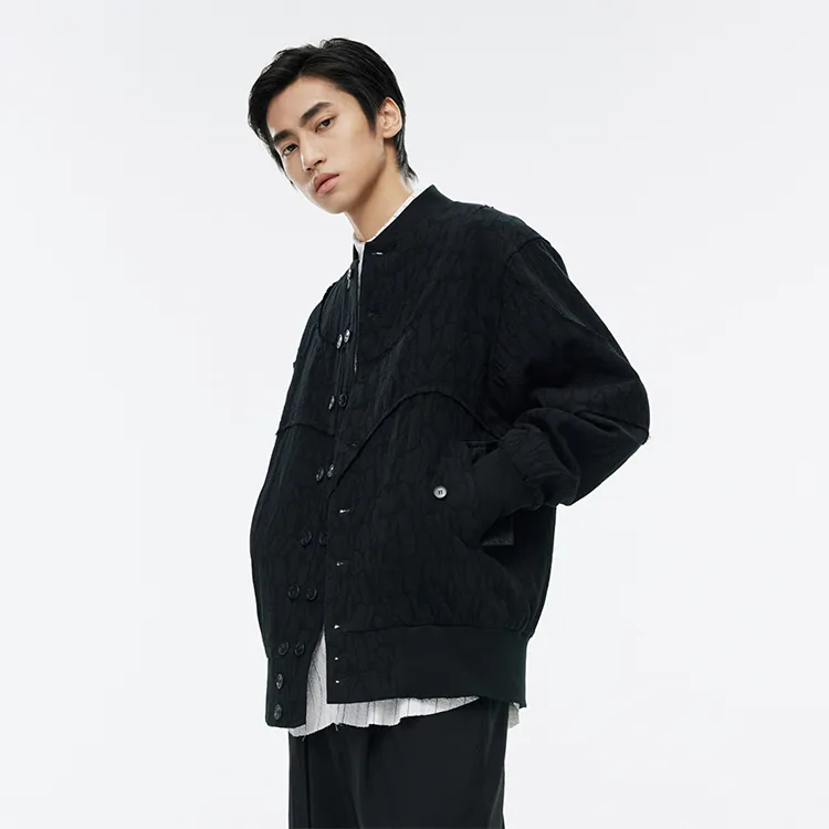 DIMC Loose Fit Jacket Unisex Black-3