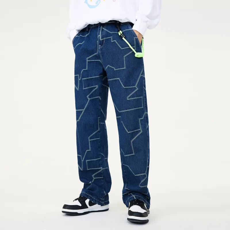 GUKUUL Jeans Unisex Dark Blue-4