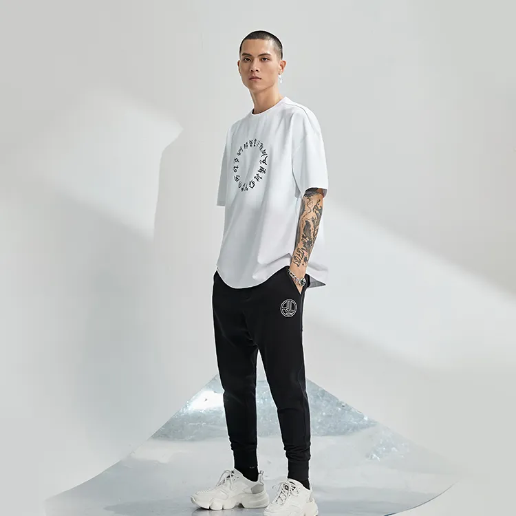 RICKYOUNG Jogger Casual Pants Unisex Black-7