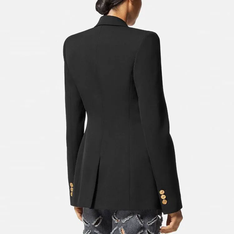 VERSACE Single Breasted Buttoned Blazer-3