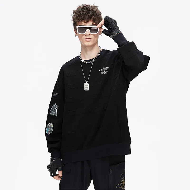 Boy London Sweatshirts Unisex Black-3