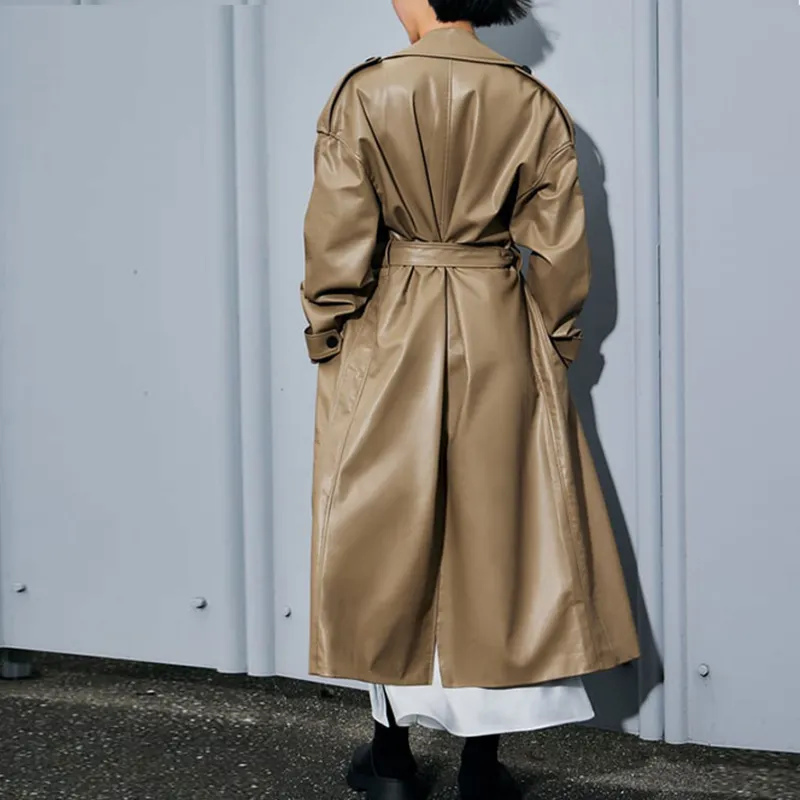 ZARA Trench Coats Women's Light Brown-3