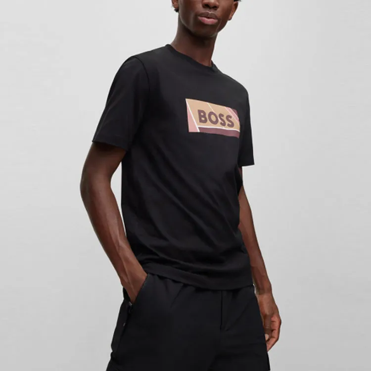 HUGO BOSS Graphic Logo print T shirt-1