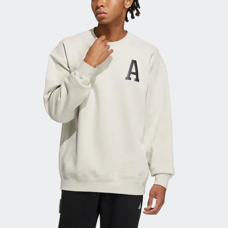 Adidas Sweatshirts Unisex Silver Gray-1