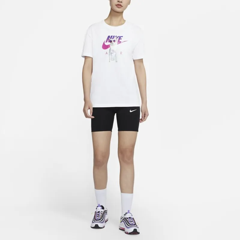 Nike T Shirts Women's White-2