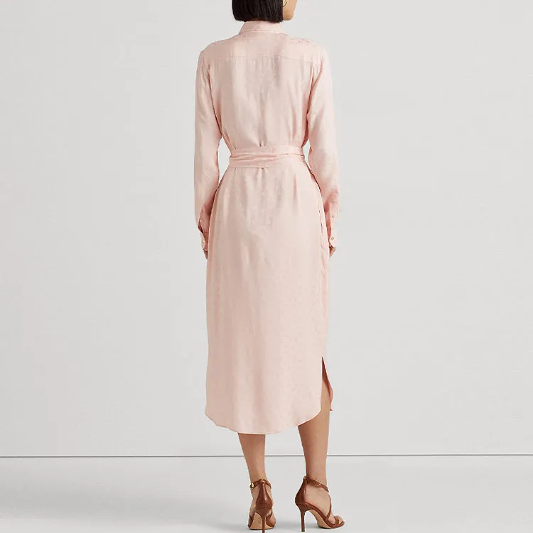 Polo Ralph Lauren Long Sleeved Dress Women's Light Pink-2