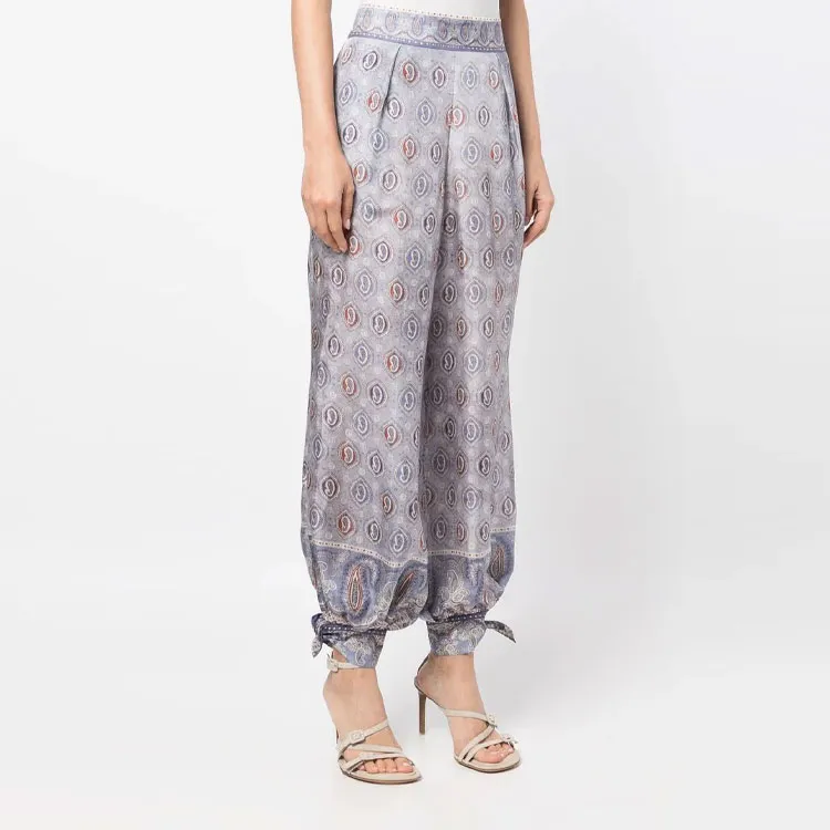 Zimmermann Vitali Paisley print Track Pants-2