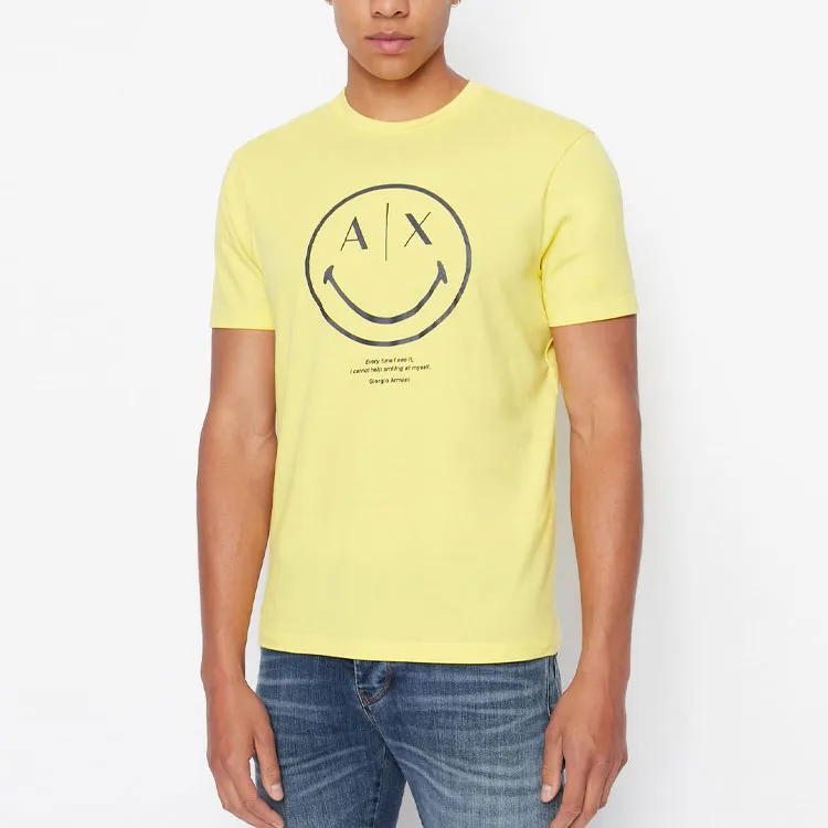 ARMANI EXCHANGEAE FW22 T Shirt Men's Yellow-1